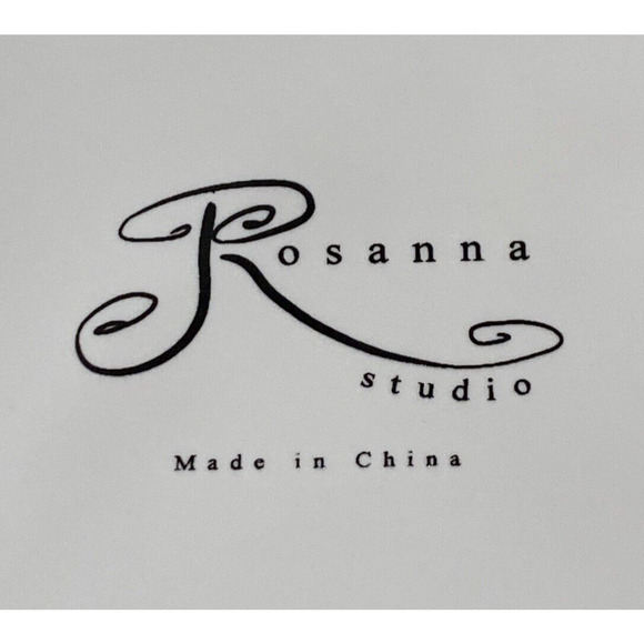 Rosanna Studio boxed plate set wines cocktails canape party buffet salad plates - Picture 9 of 9